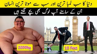 The Tallest And Fattest Man in The World  Dunya Ka Sab Se Lamba Aur Motta Insan [upl. by Odom122]