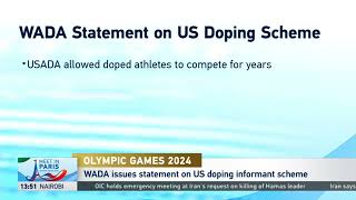 WADA issues statements on US doping informant scheme [upl. by Dranyar]