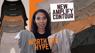 NEW ALPHALETE AMPLIFY CONTOUR LEGGINGS  REVIEW amp TRYON  WORTH IT OR NOT [upl. by Senoj]