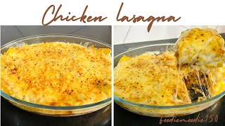 Chicken Lasagna Recipe  Creamy Chicken Lasagna recipe by foodiemoodie150 [upl. by Vanthe]