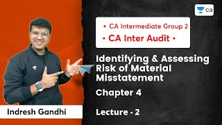 L2 Identifying amp Assessing Risk of Material Misstatement Chapter 4  CA Inter Audit Indresh Gandhi [upl. by Munford467]