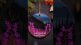 Jasper Fireweed Christmas Ornaments jaspernationalpark christmasornaments christmasdecor [upl. by Lymann]