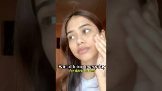 Face Icing benefits✨ icing skincare viralvideo shorts facecare beauty [upl. by Yllatan454]