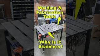 Stainless Steel Welding amp Fabrication Table  Why Is It Stainless diy [upl. by Lewap802]