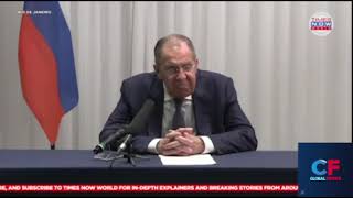 quotSergey Lavrov Slams West for Backing Ukraine’s Illegal Government  Cee F Global News [upl. by Maryann]