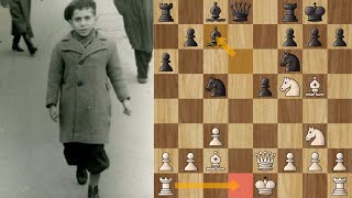 13YearOld Mikhail Tal vs M Strelkov [upl. by Terle244]