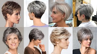 COUPE CHEVEUX 2023 FEMME 30 40 50 ANS  COIFFURE COURTE CARRÉPIXIE TENDANCE  ANNE BLANC [upl. by Naget881]