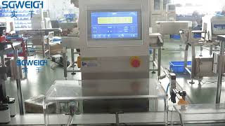 Automatic Bottle Checkweigher With Rejector Inline Chek Weighing System [upl. by Elatia508]