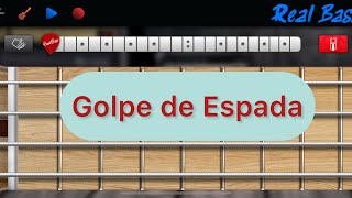 Golpe de Espada Cover Bass Con sus notas [upl. by Ackerman401]