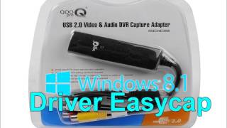 5 TUTORIAL EASYCAP DRIVER WINDOWS 81 [upl. by Naujid]