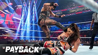 Rhea Ripley vs Raquel Rodriguez – WWE Womens World Title WWE Payback 2023 highlights [upl. by Enniotna]