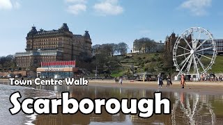 Scarborough North Yorkshire【4K】 Town Centre Walk 2021 [upl. by Gerome]