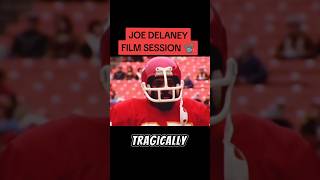 JOE DELANEY FILM SESSION nflhistory kansascitychiefs [upl. by Enyrhtac394]