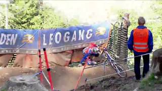 UCI 2012  Steve Peat CRASH [upl. by Llenil529]