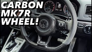 MKV GTI Gets An Unreal Carbon Fibre Golf R Steering Wheel [upl. by Jorin]