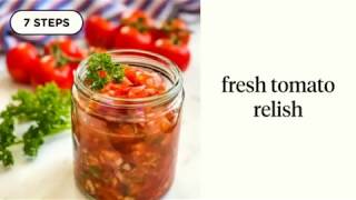 The Best Homemade Burger Relish Recipe [upl. by Arlene]