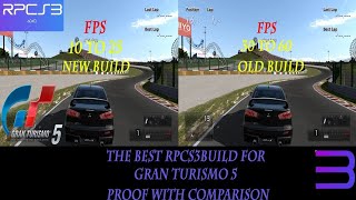 Ultimate Gran Turismo 5 Performance Test New vs Old Rpcs3 Build on Lowend pc [upl. by Russia182]