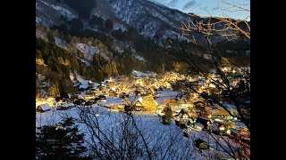 240204 白川鄉合掌村點燈 白天 light up in shirakawa go [upl. by Breana595]