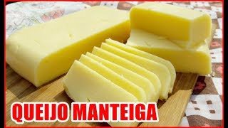 COMO FAZER QUEIJO MANTEIGA USANDO AMIDO DE MILHO [upl. by Land]