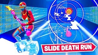 The HARDEST SLIDE DEATHRUN in Fortnite [upl. by Natsrik]