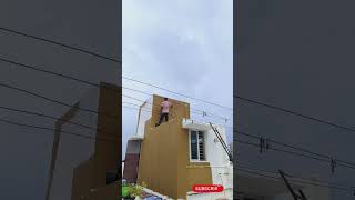 Ultima Protek Exterior Painting Work  Roller Finish Painting Work  ultima asianpaints anjum [upl. by Yrrem]