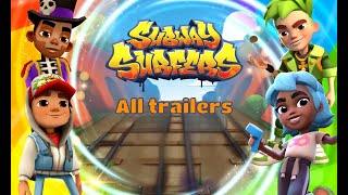 Subway Surfers  All Trailers 20122024 12th Birthday Special [upl. by Laurena335]