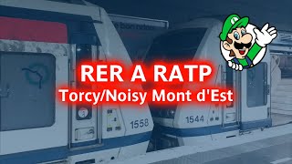 RER A RATP  Voyage entre Torcy et Noisy le Grand  Mont dEst [upl. by Oniotna]