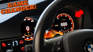 This Insane BMW Interior Mod Changes Everything  E90 335i Goes Digital E60 E70 E80 [upl. by Adiaroz304]