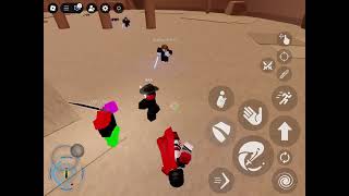 Playing saber showdown roblox [upl. by Martin]