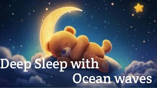 Relaxing Music with ocean waves and piano Deep Sleep Music Stress Relief [upl. by Spillar39]