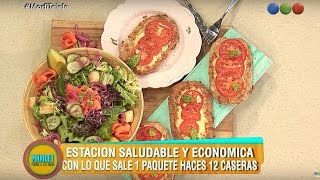 Receta Milanesas de Soja a la Napolitana  Morfi [upl. by Ssitnerp]