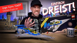 DER GRÖSSTE MIST 🤬😱🤯 Lego Icons 10497 Entdeckerraumschiff Galaxy Explorer [upl. by Eiznekcam]