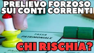 RISCHIO TASSA PATRIMONIALE EUROPEA PIU CHE MAI CONCRETO a chi toccherebbe il prelievo forzoso [upl. by Yror279]