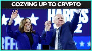 Why Is Harris Cozying Up To Cryptocurrency Investors [upl. by Loy]