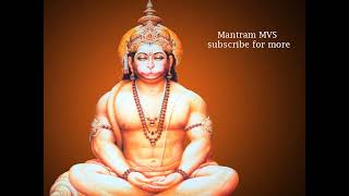 Hanuman Karya Siddhi Mantra  Asadhya Sadhaka Swamin 108 times 🎧 [upl. by Hirsch282]