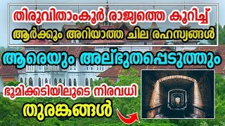 Interesting Facts about Travancore Kingdom  Secret Underground Path  രഹസ്യ തുരങ്കം [upl. by Farnham]