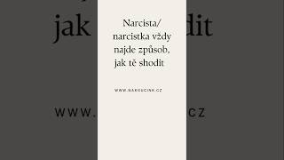 Narcista narcista narcistka narcismus vztahy toxickyvztah toxickypartner terapie [upl. by Gefell]