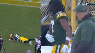 Davante Adams is HEATED After Bad Sequence Of Plays Results In No Touchdown  Buccaneers vs Packers [upl. by Innos]