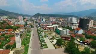 ELBASAN ALBANIA  DRONE VIEW  FIRST VIDEO WITH DRONE 2014 [upl. by Pirali553]