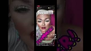 IF TAMMY FAYE BAKER WANNABE WOULD STOP BUYING SO MUCH MAKEUP SHE COULD PAY HER OWN PHONE BILL [upl. by Nesrac]