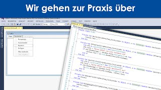 Visual Basic lernen 4  Wir gehen zur Praxis über [upl. by Iatnahs]