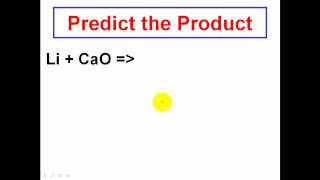 Solving Chemical Reactions  Predicting the Products  CLEAR amp SIMPLE CHEMISTRY [upl. by Aneela302]