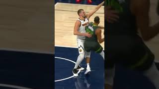 Rudy Gobert Elbows Jokic and gets flagrant foul [upl. by Takara920]