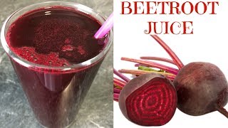 How to Make Beetroot Juice  Super Healthy Beet Juice [upl. by Electra]