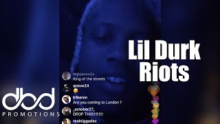 Lil Durk Previews new song on IG Live 91019 Riots [upl. by Whetstone]