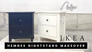 Making Over IKEA Furniture  DIY IKEA HEMNES HACK [upl. by Roslyn128]