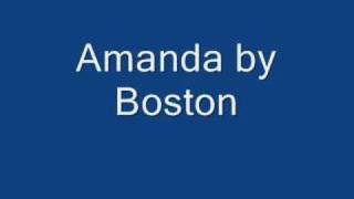 Amanda by Boston with lyrics [upl. by Airoled48]