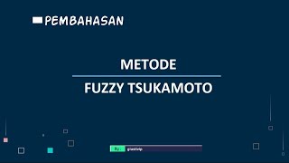 Sistem Inferensi Fuzzy Tsukamoto Data mining [upl. by Aneerbas]