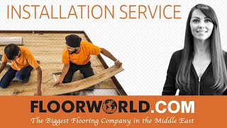 Installation Service  Floorworldcom [upl. by Nhtanhoj]