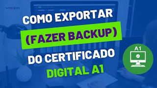 Como Exportar Fazer o Backup Do Certificado Digital A1 [upl. by Harehs900]